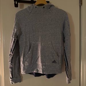grey adidas hoodie